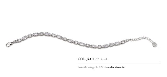 Bracelet Sovrani Femme luce in Argent Zircone J7311 - J7311